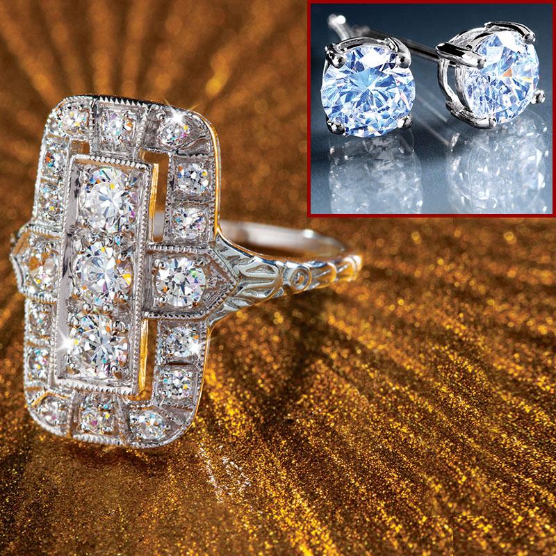 Outre Ring and FREE Stud Earrings